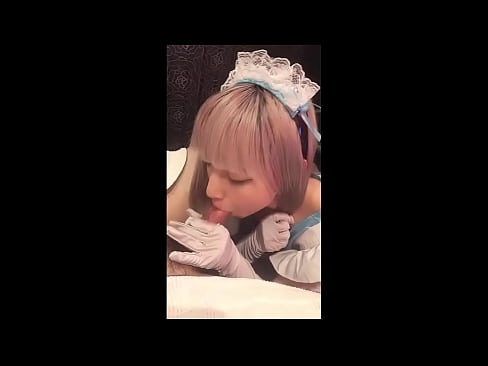 ❤️ Japanese Idol [mayuka], fransk hushjelp kostyme, del 1, blowjob og rykk av med lotion ❤️❌ Analvideo hos oss ❌️